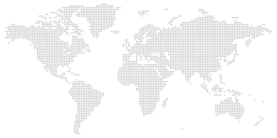 Black_on_white_dotted_world_map